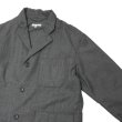 画像6: ENGINEERED GARMENTS（エンジニアードガーメンツ）Loiter Jacket（ロイタージャケット）"Tropical Wool" / Charcoal（チャコール） (6)