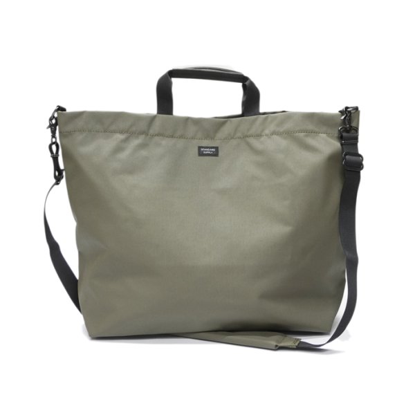 画像1: STANDARD SUPPLY（スタンダードサプライ）※Limited 2WAY TOTE（2ウェイトートバッグ）TRUE NYLON / Olive（オリーブ） (1)