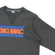 画像4: BARNS OUTFITTERS (バーンズアウトフィッターズ) "STANDARD" COZUN GUSSET PRINT CREW NECK SWEAT SP (はめ込み両Vガゼットクルーネックスウェット）"BIG MAC"/ Black（ブラック） (4)