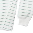 画像5: L.L.Bean（エルエルビーン）Union Striped Long Sleeve Tee（ユニオン ストライプロングスリーブT）"Japan Edition" / White×Lt,Green（ホワイト×ライトグリーン） (5)