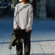 画像7: SAINT JAMES（セントジェームス）OUESSANT LOOSE（ウエッソン・ルーズ）"Women" / VEGETAL×NAVY（カーキ×ネイビー） (7)