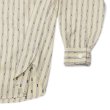 画像5: Post O'Alls（ポストオーバーオールズ）Band Collar Shirt（バンドカラーシャツ）"Stripe Shirting" / Natural（ナチュラル） (5)