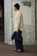 画像8: Post O'Alls（ポストオーバーオールズ）Band Collar Shirt（バンドカラーシャツ）"Stripe Shirting" / Natural（ナチュラル） (8)