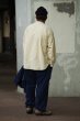 画像9: Post O'Alls（ポストオーバーオールズ）Band Collar Shirt（バンドカラーシャツ）"Stripe Shirting" / Natural（ナチュラル） (9)