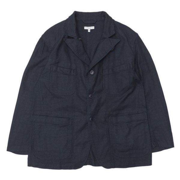 画像1: ENGINEERED GARMENTS（エンジニアードガーメンツ）Bedford Jacket（ベッドフォードジャケット）"CL Java Cloth" / Navy（ネイビー） (1)