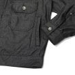 画像7: ENGINEERED GARMENTS（エンジニアードガーメンツ）Trucker Jacket（トラッカージャケット）"CP Denim" / Black（ブラック） (7)