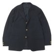 画像1: J.PRESS（J.プレス）3B BAGGY FIT BLAZER（3B バギーフィットブレザー）"RECYCLE T/W TROPICAL" / Navy（ネイビー） (1)