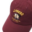 画像4: J.PRESS（J.プレス）J.PRESS BOY'S CAP（ジェープレス ボーイズキャップ）"Illustration by Aaron Chang" / BORDEAUX（ボルドー） (4)