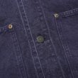 画像7: KAPTAIN SUNSHINE（キャプテンサンシャイン）Coverall Jacket（カバーオールジャケット）"Cotton Hemp Heavy OXFord Garment Dye" / Navy Blue（ネイビーブルー） (7)