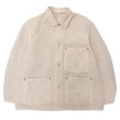 画像1: KAPTAIN SUNSHINE（キャプテンサンシャイン）Coverall Jacket（カバーオールジャケット）"Cotton Hemp Heavy OXFord Garment Dye" / Sand Pink（サンドピンク） (1)