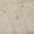 画像8: KAPTAIN SUNSHINE（キャプテンサンシャイン）Coverall Jacket（カバーオールジャケット）"Cotton Hemp Heavy OXFord Garment Dye" / Sand Pink（サンドピンク） (8)