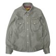 画像1: Y'2 LEATHER（ワイツーレザー）STEER OIL Western Shirt（ステアオイル ウエスタンシャツ）"Spring Edition" / Grey（グレー） (1)