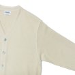 画像4: Yonetomi NEW BASIC（ヨネトミニューベーシック）GIMA COTTON KNIT CARDIGAN（ギマコットンニットカーディガン）/ Ecru（エクリュ） (4)