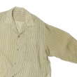 画像4: KAPTAIN SUNSHINE（キャプテンサンシャイン）Open Collered Shirt（オープンカラーシャツ） / Beige Stripe（ベージュストライプ） (4)