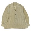 画像1: KAPTAIN SUNSHINE（キャプテンサンシャイン）Open Collered Shirt（オープンカラーシャツ） / Beige Stripe（ベージュストライプ） (1)