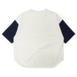 画像2: alvana（アルヴァナ）20/- Baseball Tee Shirt （20/ ベースボールTシャツ）/ White（ホワイト） (2)