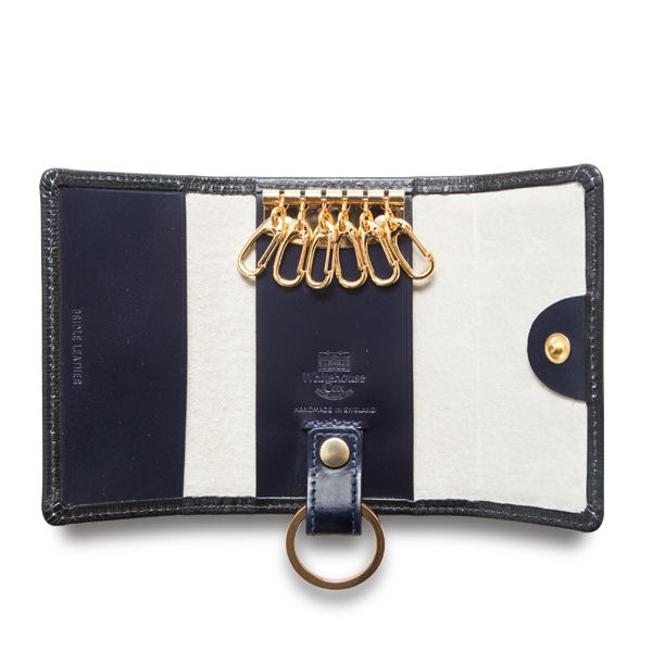 Whitehouse Cox ホワイトハウスコックス S9692 Key Case With Ring キーケース Black Navy ブラック ネイビー タイガース ブラザース本店オンラインショップ