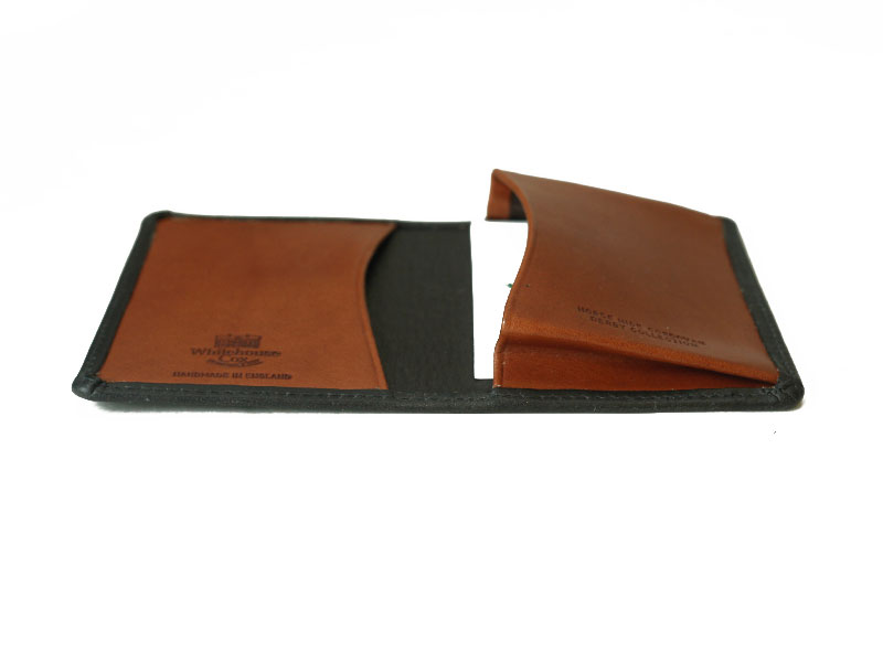 Whitehouse Cox（ホワイトハウスコックス）S7412 Name Card Case（名刺入れ）/Black×Tan（ブラック×タン） -  タイガース・ブラザース本店オンラインショップ