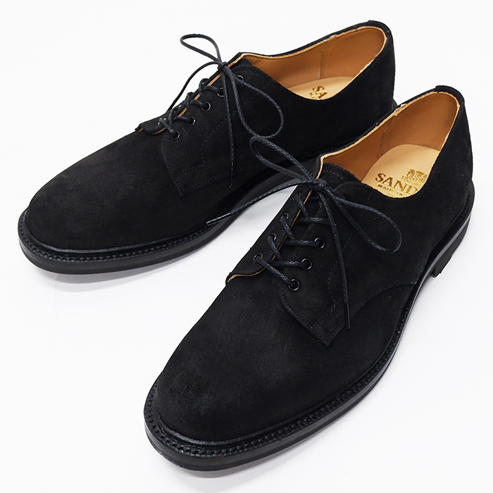 SANDERS（サンダース）Plain Toe Shoe（プレーントゥシューズ）/Black