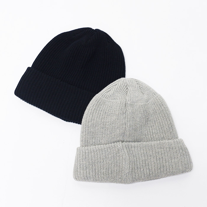 Decho デコー Cotton Knit Cap コットンニットキャップ Gray グレー Black ブラック タイガース ブラザース本店オンラインショップ