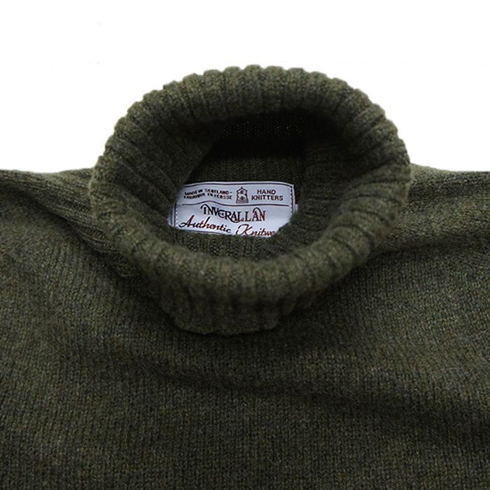 INVERALLAN（インバーアラン）Roll Neck Saddle Shoulder Sweater