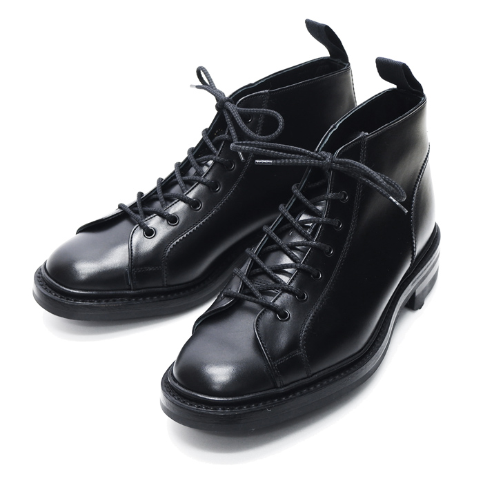 トリッカーズ　モンキーブーツ（9アイレット）黒　SIZE UK6.5靴のみの発送となります