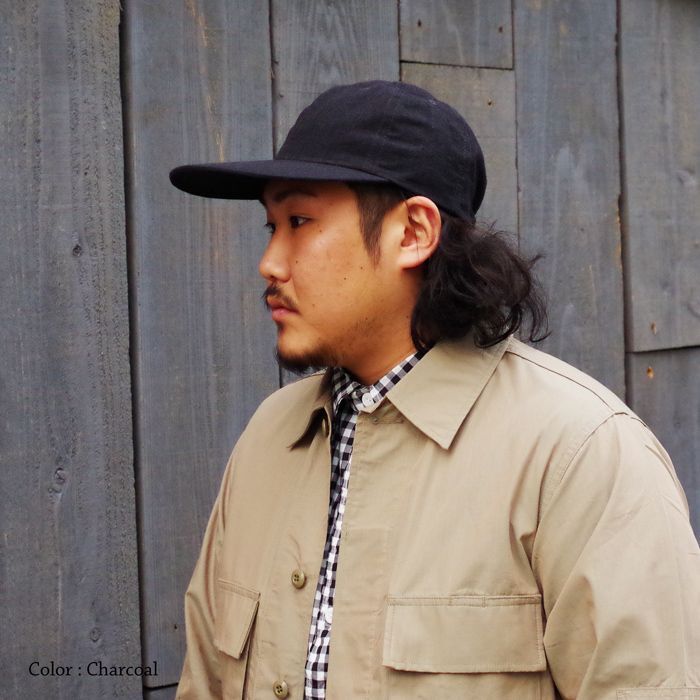 Kaptain Sunshine キャプテンサンシャイン Long Bill 6panel Cap ロングビル6パネルキャップ Wool Kidmohair Tropical Navy ネイビー タイガース ブラザース本店オンラインショップ