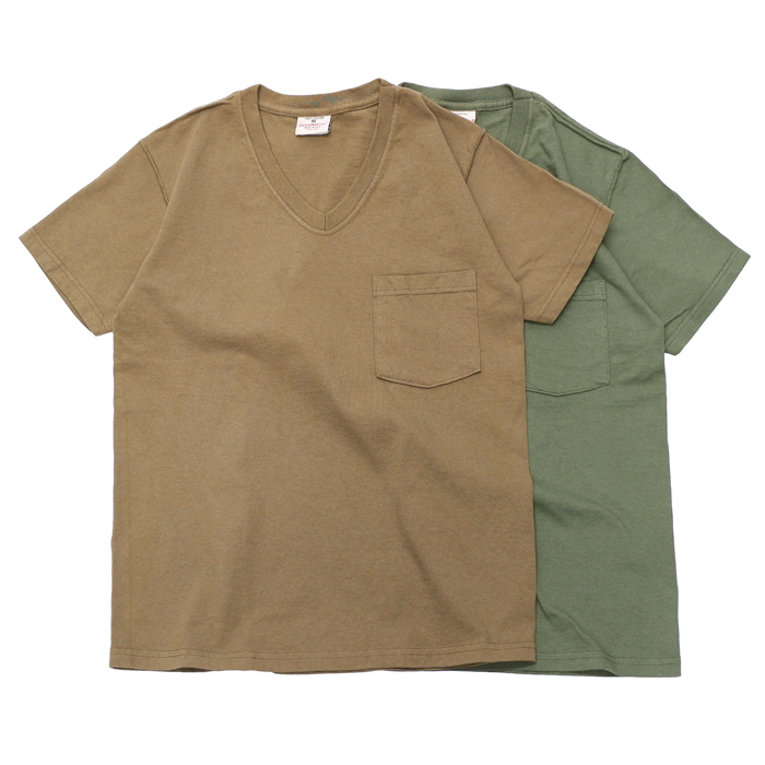 Goodwear グッドウェア Short Sleeve V Neck Pocket Tee ショートスリーブvネックポケット付tシャツ Coyote コヨーテ O D オリーブドラブ タイガース ブラザース本店オンラインショップ