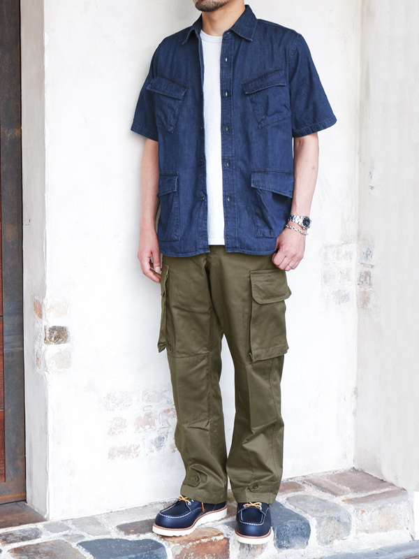 F O B Factory エフオービーファクトリー M 47 French Cargo M 47フレンチカーゴパンツ Cotton Twill Olive オリーブ タイガース ブラザース本店オンラインショップ