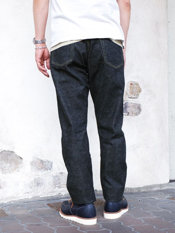 F.O.B FACTORY（エフオービーファクトリー）WWII SELVEDGE DENIM 5P（WW2セルヴィッチデニム5P）13oz  Recycle Cotton/Indigo Blue（インディゴブルー）ワンウォッシュ【裾上げ無料】 - タイガース・ブラザース本店オンラインショップ