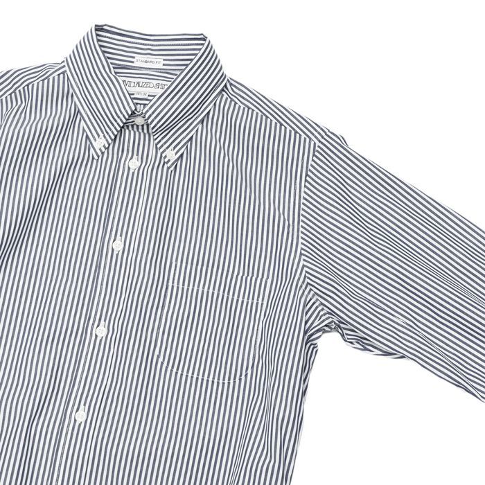 INDIVIDUALIZED SHIRTS USA製 ストライプBDシャツ-connectedremag.com