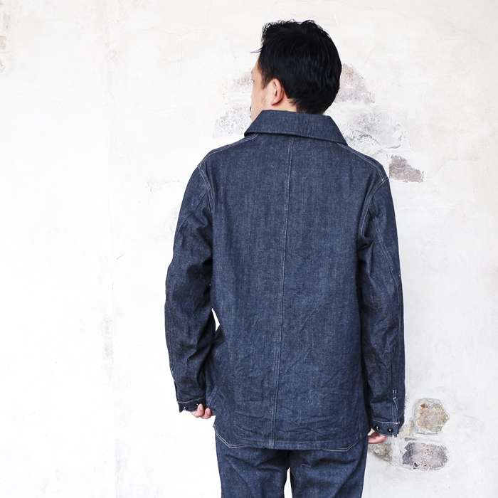 A VONTADE（アボンタージ）Shawl Collar Denim Coverall（ショール