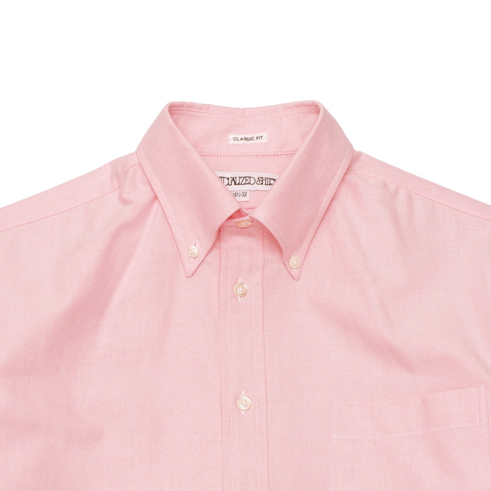 インディヴィジュアライズドシャツ　シャツ　オックスフォード　ボタンダウン　ピンク