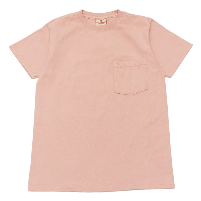 Goodwear グッドウェア Short Sleeve Crew Neck Pocket Tee Greyish Pink グレイッシュピンク タイガース ブラザース本店オンラインショップ