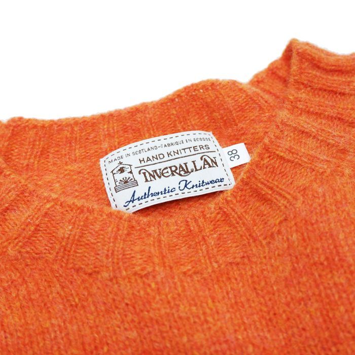 INVERALLAN（インバーアラン）Crew Neck Saddle Shoulder Sweater