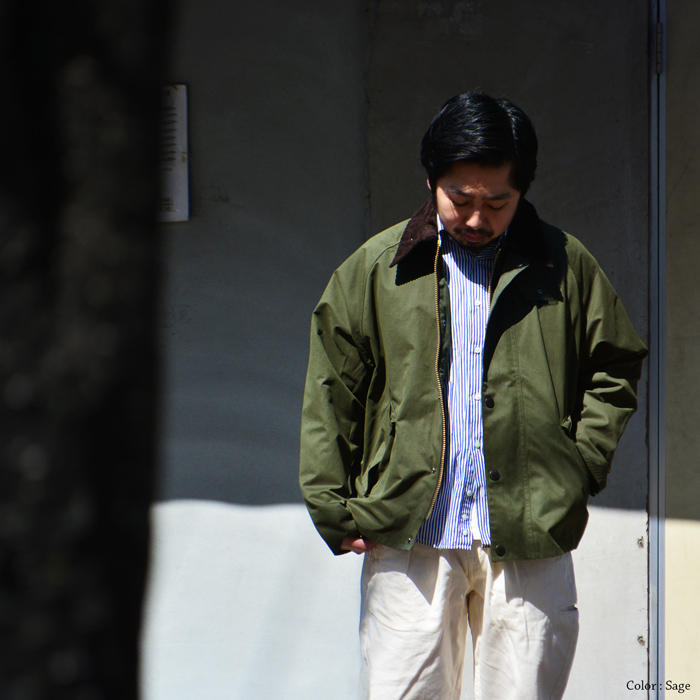 Barbour（バブァー）TRANSPORTER（トランスポーター）PEACH SKIN/Navy