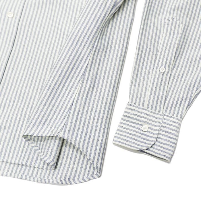 激レア イッセイミヤケ 70s  リネンプリーツグランパシャツ袖丈55cm