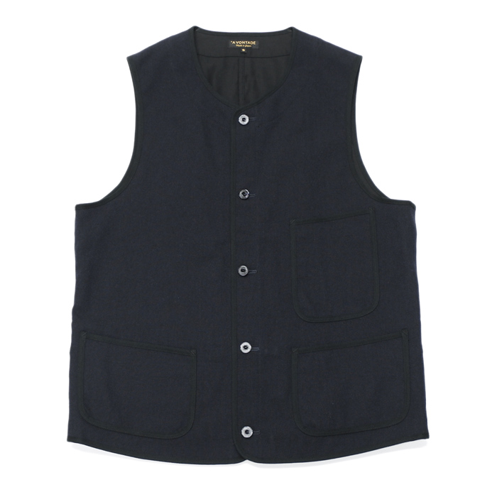 A VONTADE（アボンタージ）CW Piping Vest（CWパイピングベスト