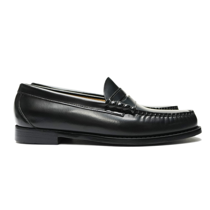 G.H.BASS（ジーエイチバス）LARSON MOC PENNY LOAFER（ラーソンモックペニーローファー）レザーソール/Black（ブラック）  - タイガース・ブラザース本店オンラインショップ