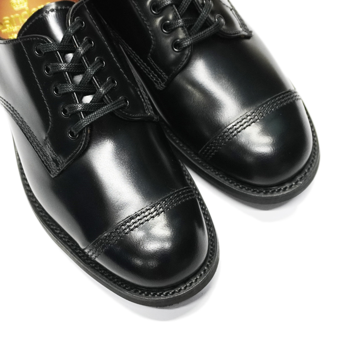 SANDERS（サンダース）Female Military Derby Shoe（レディース ミリタリーダービーシューズ）Rubber  Sole/Black（ブラック） - タイガース・ブラザース本店オンラインショップ